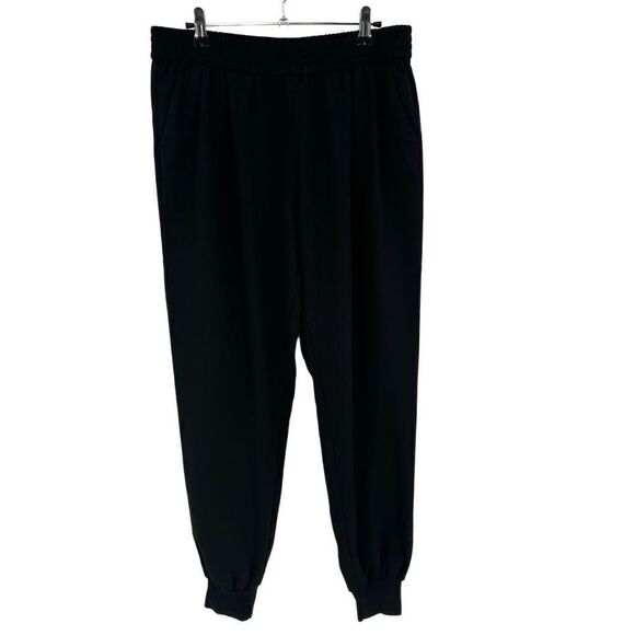 Joie Mariner Crepe Jogger Pants Black Medium - Picture 2 of 10